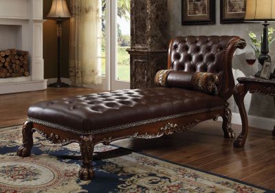 Dresden Chaise Lounge 96487 Cherry By Acme Furniture