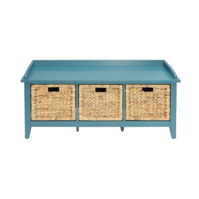 Flavius Accent Bench 96761 Teal By Acme Furniture