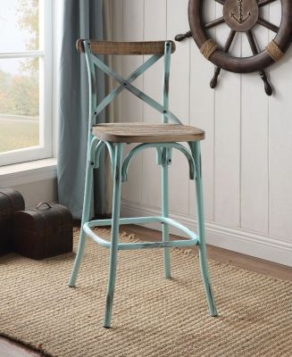 Zaire Bar Stool 96806 Sky By Acme Furniture