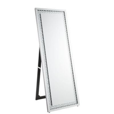 Nysa Floor Mirror 97025 Mirrored By Acme Furniture