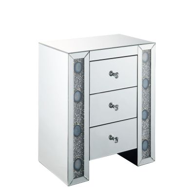 Sonia Accent Table 97028 Mirrored By Acme Furniture