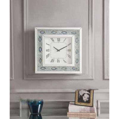 Sonia Accent Clock 97047 Mirrored By Acme Furniture