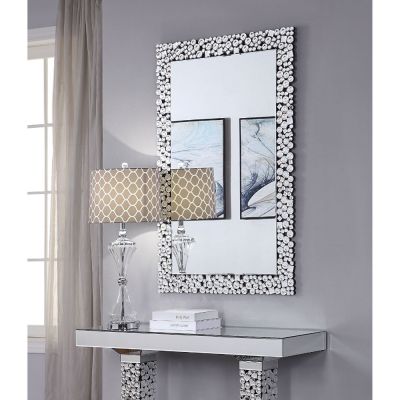 Kachina Accent Mirror 97574 Mirrored By Acme Furniture