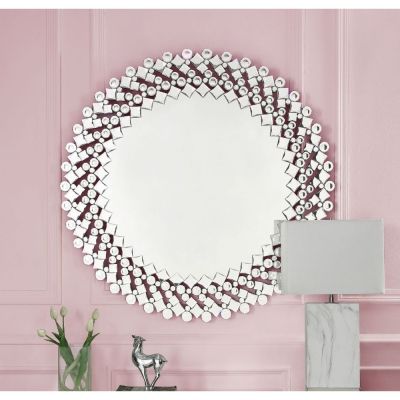 Kachina Accent Mirror 97585 Mirrored By Acme Furniture