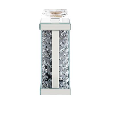 Nysa Accent Table 97621 Mirrored By Acme Furniture