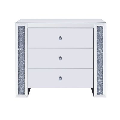 Noralie Console Cabinet 97642 Mirrored By Acme Furniture