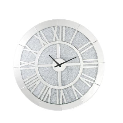 Noralie Accent Clock 97724 Mirrored By Acme Furniture