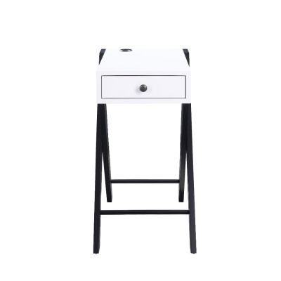 Fierce Accent Table 97738 White By Acme Furniture