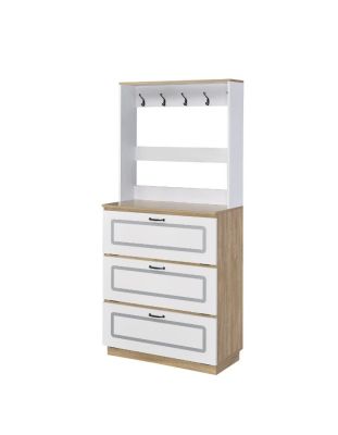 Hewett Accent Cabinet 97834 Oak By Acme Furniture