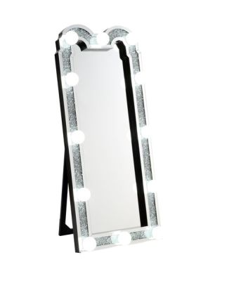 Noralie Floor Mirror 97985 Mirrored By Acme Furniture