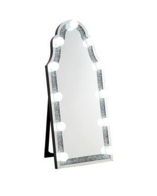 Noralie Floor Mirror 97986 Mirrored By Acme Furniture