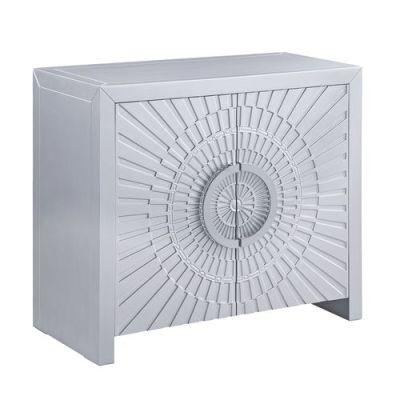 Cicero Console Cabinet AC00282 Platinum By Acme Furniture