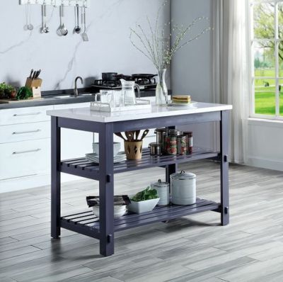 Enapay Kitchen Cabinet AC00305 Gray By Acme Furniture