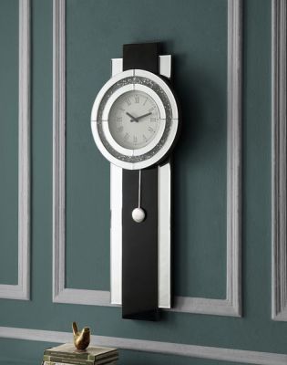 Noralie Accent Clock AC00424 Black By Acme Furniture