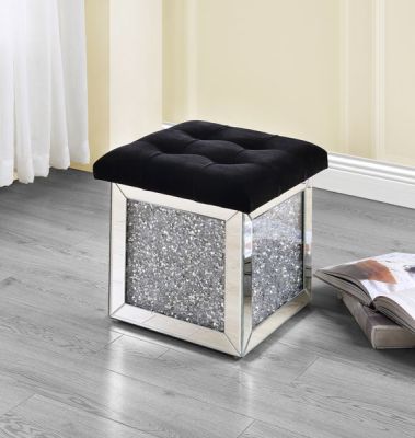 Noralie Ottoman AC00530 Mirrored By Acme Furniture