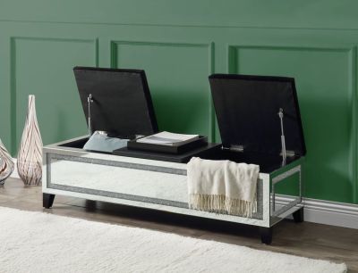 Noralie Accent Bench AC00533 Mirrored By Acme Furniture