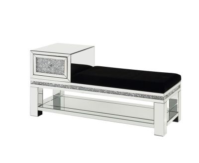 Noralie Accent Bench AC00538 Mirrored By Acme Furniture