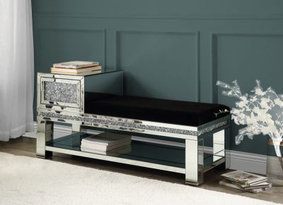 Noralie Accent Bench AC00538 Mirrored By Acme Furniture