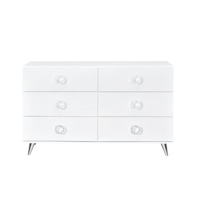 Perse Dresser AC00549 White By Acme Furniture