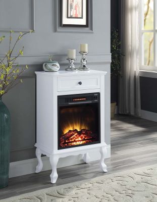 Eirene Fireplace AC00853 White By Acme Furniture