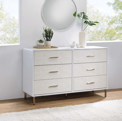 Myles Dresser AC00960 White By Acme Furniture