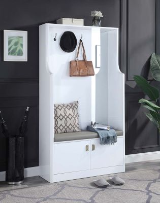 Buck II Accent Cabinet AC01030 White By Acme Furniture