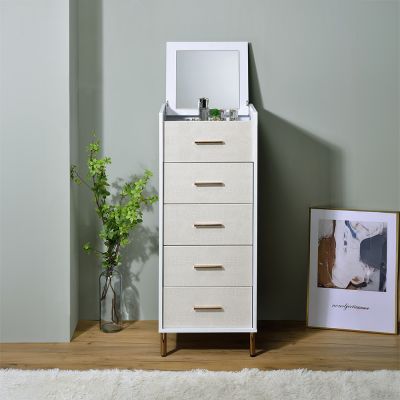 Myles Jewelry Armoire AC01168 White By Acme Furniture