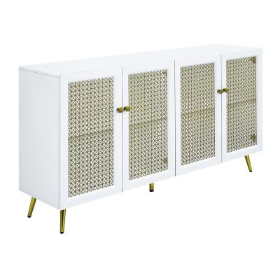 Gaerwn Console Cabinet AC01939 White By Acme Furniture