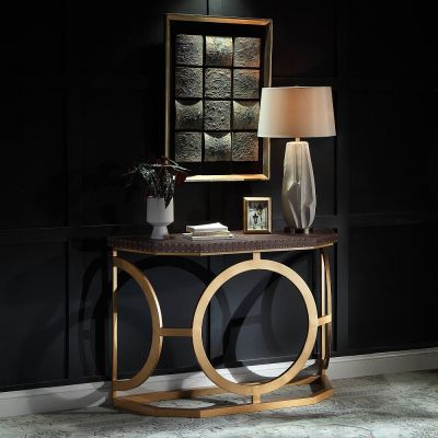 Solara Console Table AC01994 Brown By Acme Furniture