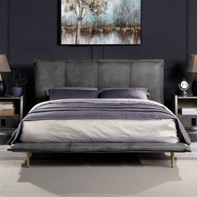 Metis Bed Frames BD00558EK Gray By Acme Furniture