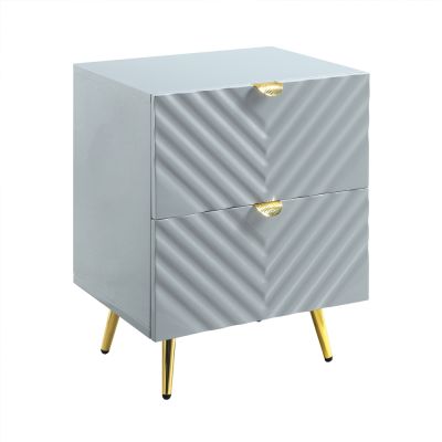 Gaines Nightstand BD01041 Gray By Acme Furniture