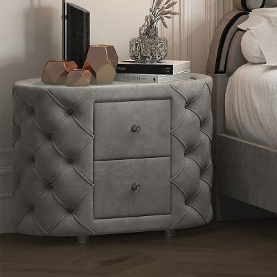 Perine Nightstand BD01063 Gray By Acme Furniture