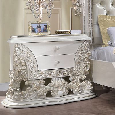 Adara Nightstand BD01249 White By Acme Furniture