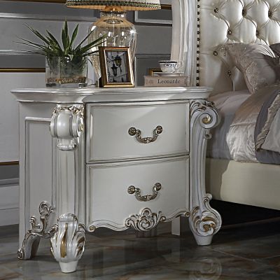 Vendome Nightstand BD01340 Pearl By Acme Furniture