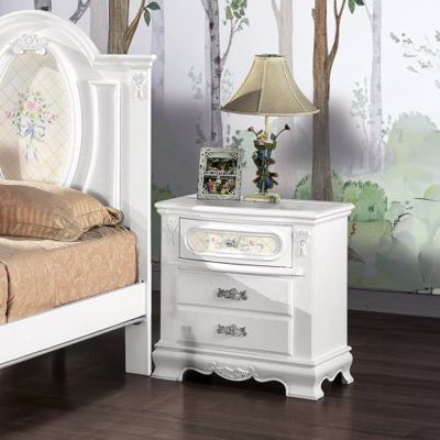 Flora Youth Nightstand BD01639 White By Acme Furniture