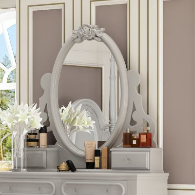 Flora Mirror BD02206 Gray By Acme Furniture