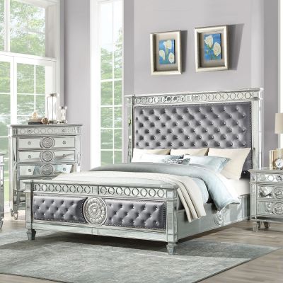 Varian Bed Frames BD02303Q Gray By Acme Furniture