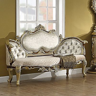 Desiderius Accent Bench BD20007 Gold By Acme Furniture