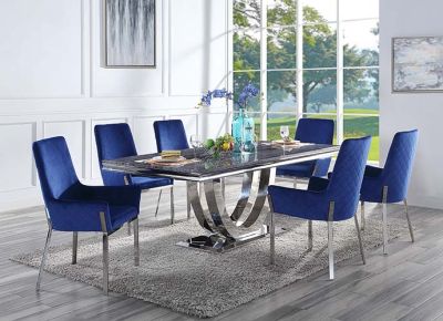 Cambrie Side Chair DN00222 Blue By Acme Furniture