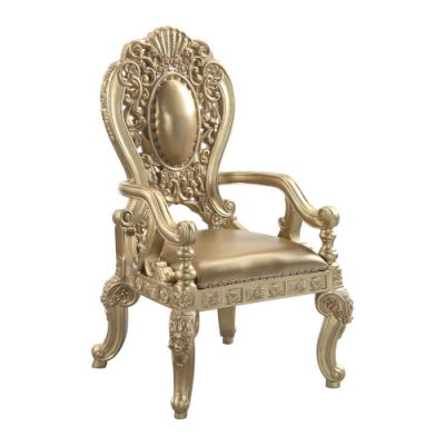 Seville Arm Chair DN00459 Gold By Acme Furniture