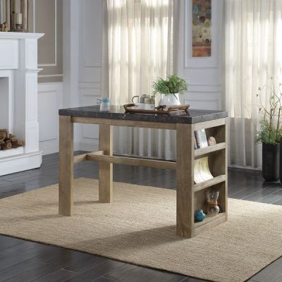 Charnell Counter Height Table DN00551 Oak By Acme Furniture