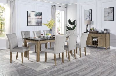 Charnell Dining Table DN00553 Oak By Acme Furniture