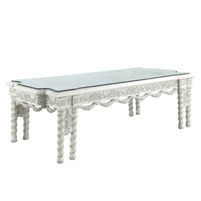 Vanaheim Dining Table DN00678 White By Acme Furniture