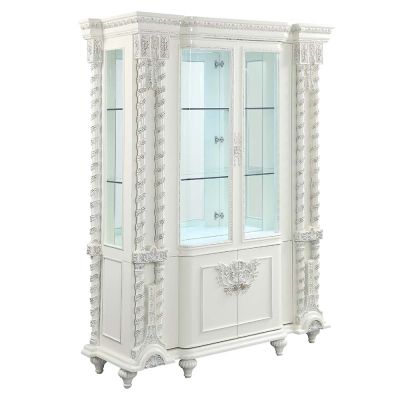 Vanaheim Curio Cabinet DN00681 White By Acme Furniture