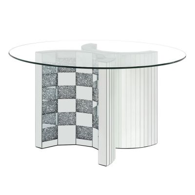 Noralie Dining Table DN00718 Mirrored By Acme Furniture