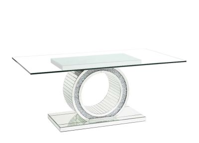 Noralie Dining Table DN00720 Mirrored By Acme Furniture