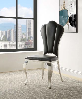 Cyrene Side Chair DN00927 Black By Acme Furniture