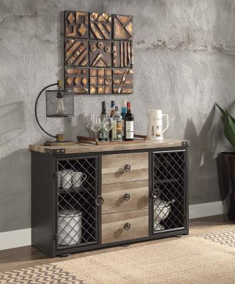 Edina Server DN01059 Oak By Acme Furniture