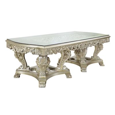 Sorina Dining Table DN01208 Gold By Acme Furniture