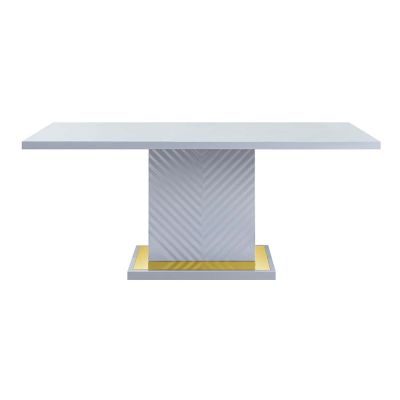 Gaines Dining Table DN01261 Gray By Acme Furniture